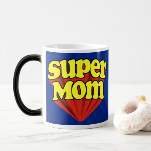 Color Changing Super Mom Superhero Mothers Day Magic Mug