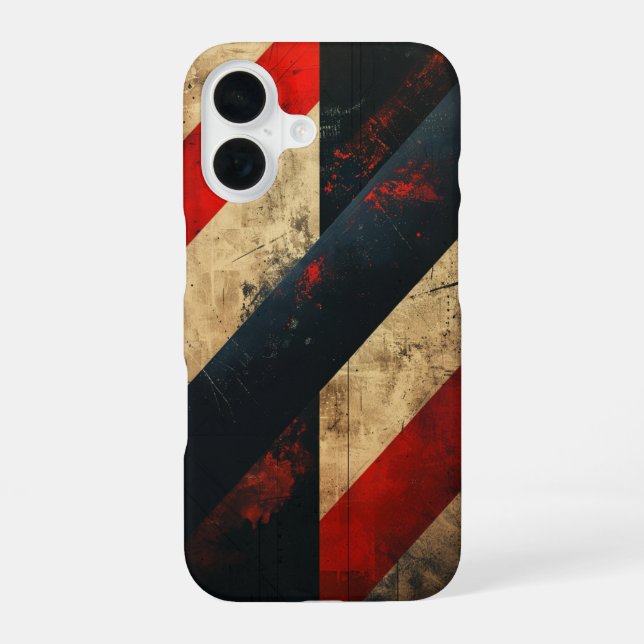 Color Chaos Composition iPhone Case (Back)