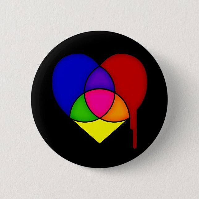 color chart heart button (Front)
