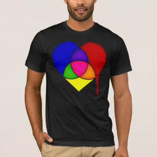 color chart heart T-Shirt
