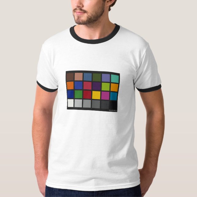 Color Chart Ringer T-Shirt (Front)