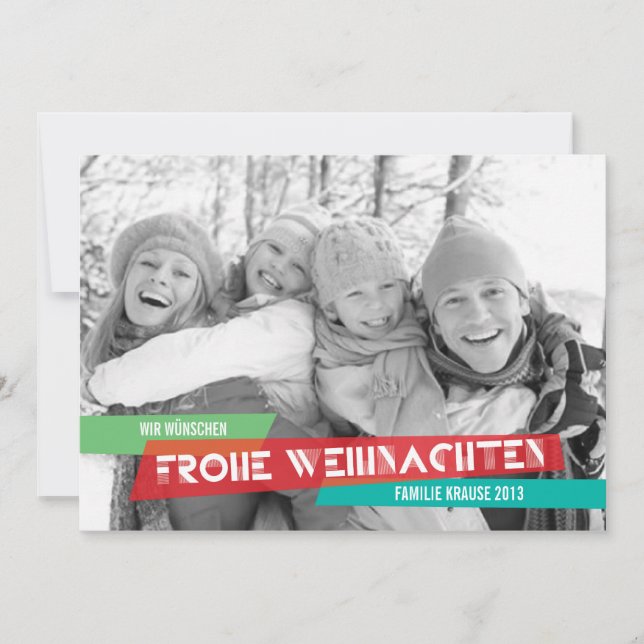 Color Christmas card pop (Front)