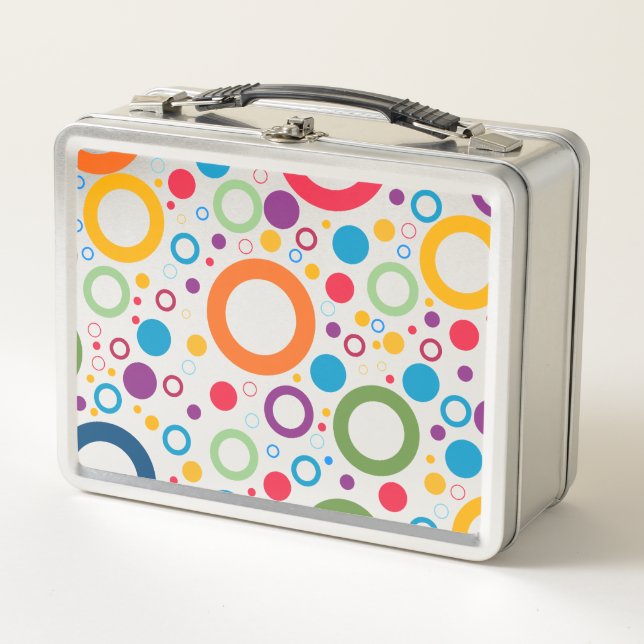 Color Circles Lunchbox (Front)