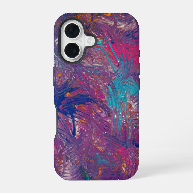 Color Claws Vortex Design Iphone Case (Back)