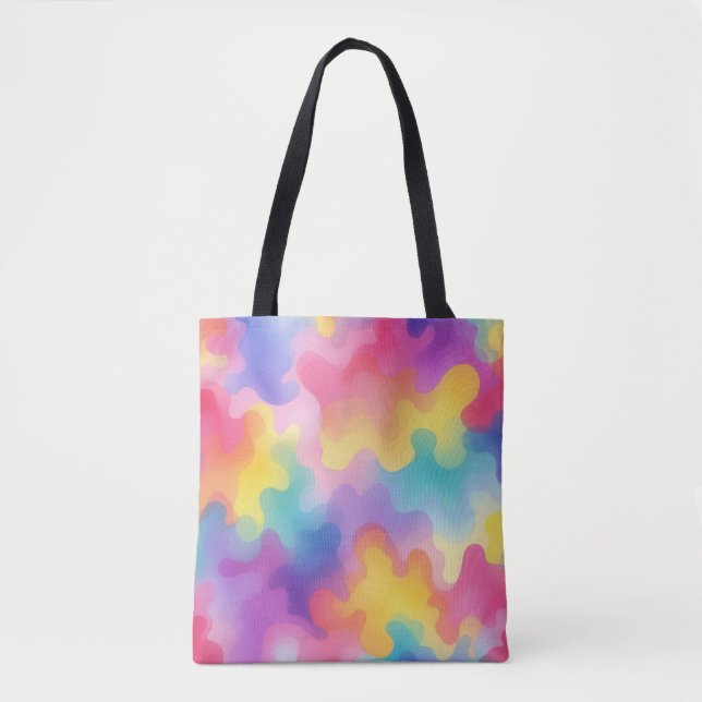 Color Clouds Tote Bag (Front)