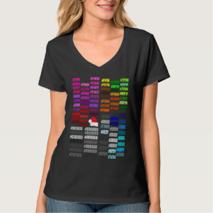 Color Code Hex For Merch Designers To See How Colo T-Shirt