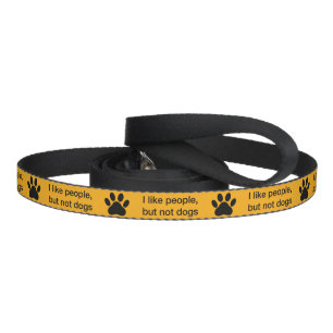 Color-coded dog paw print orange unfriendly pet leash