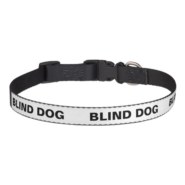 Color Coded Dog Temperament Collar - Blind Dog (Front)