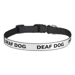 Color Coded Dog Temperament Collar - Deaf Dog