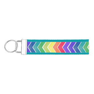 color collector chevrons wrist keychain