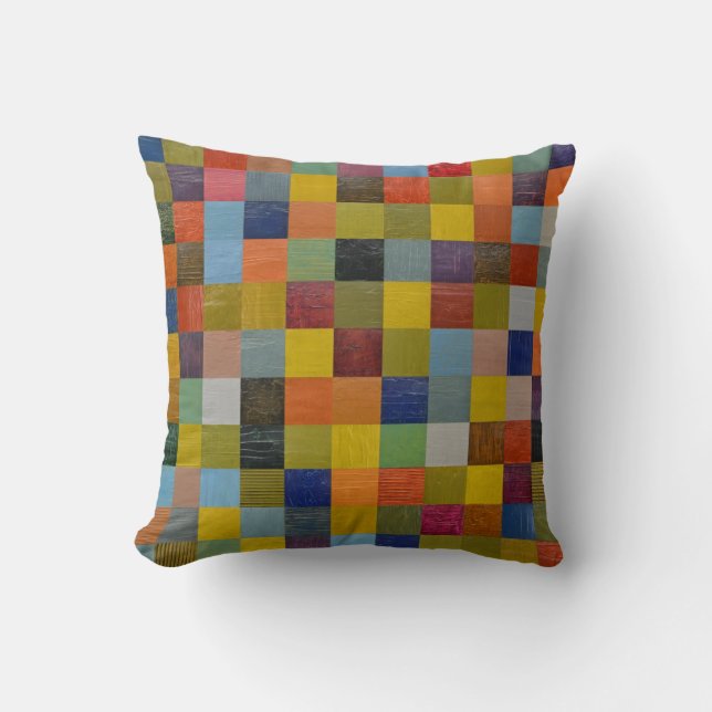 Color Color Study 2-Sided Throw Pillow (Front)