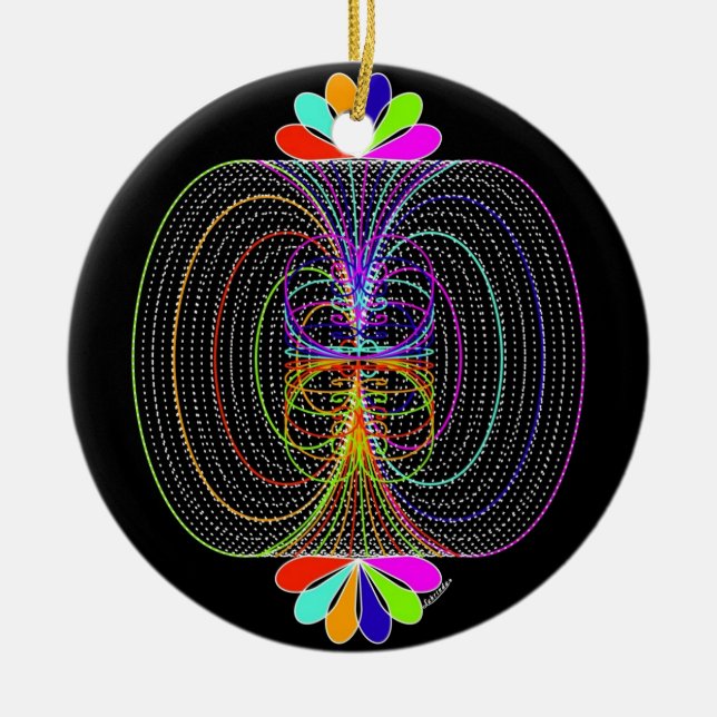 Color Complements Ceramic Ornament (Front)