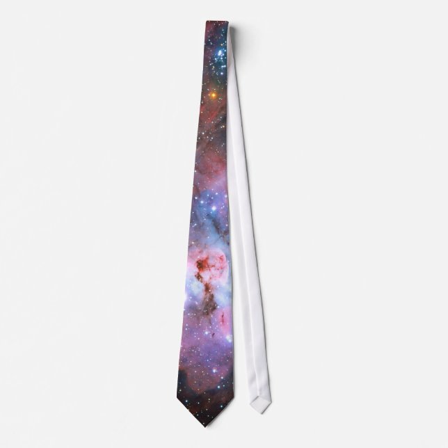 Color Composite Image of the Carina Nebula Tie (Front)