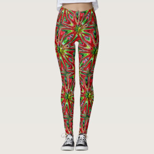 Color Confusion Abstract Pattern Leggings