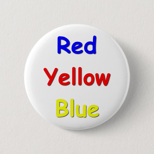 Color Confusion Pinback Button (Front)
