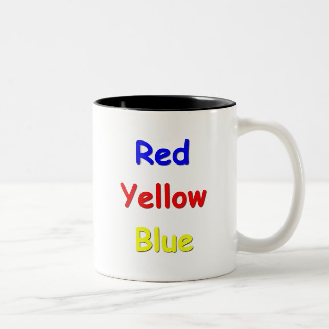 Color Confusion Two-Tone Coffee Mug (Right)
