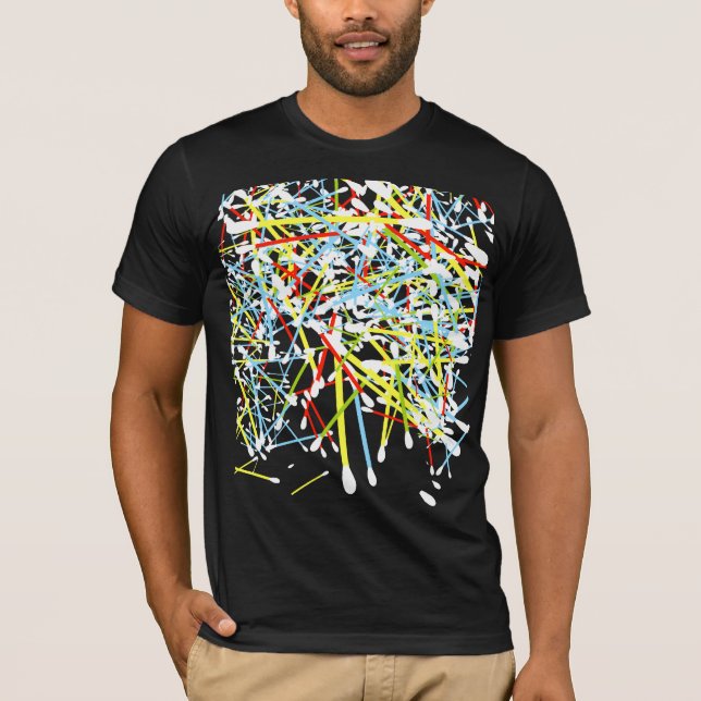 Color Cotton Swabs T-Shirt (Front)
