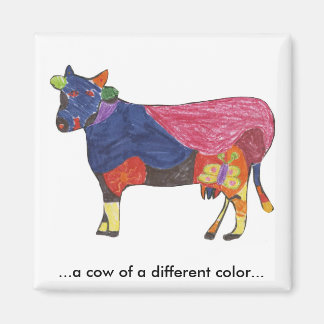 Color Cow Magnet