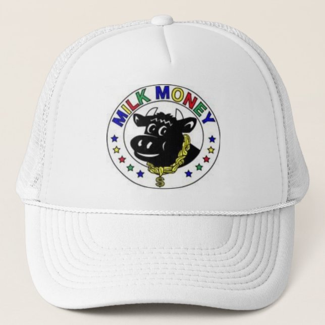 color cow trucker hat (Front)