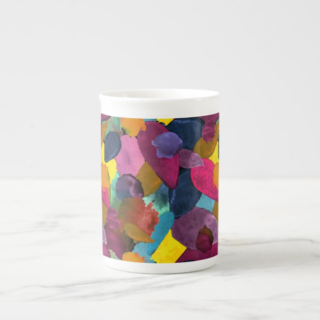 Color crash 3 bone china mug (Front)