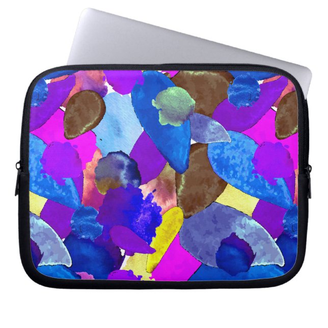 Color crash 4 laptop sleeve (Front)