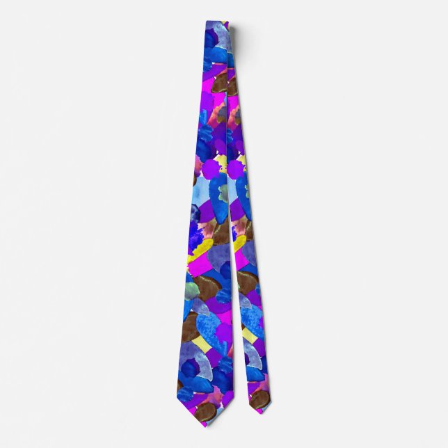 Color crash 4 neck tie (Front)