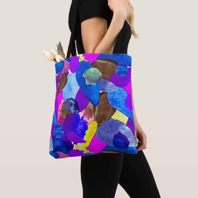 Color crash 4 tote bag (Close Up)