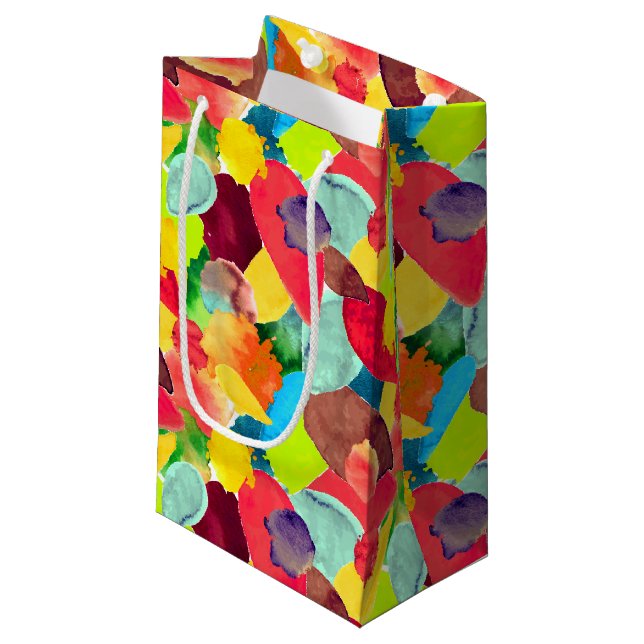 Color crash 5 small gift bag (Front Angled)