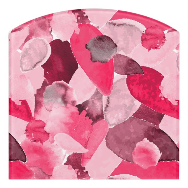 Color crash 7 door sign (Contour Front)