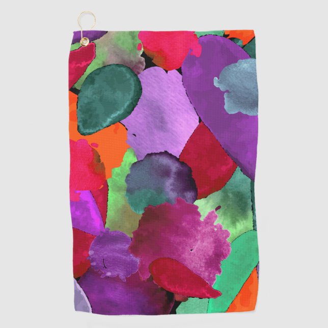 Color crash golf towel (Front)