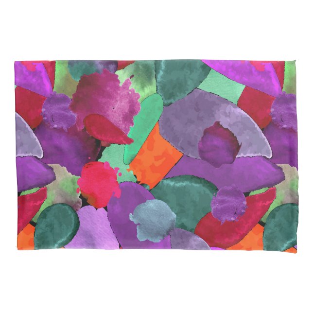 Color crash pillow case (Front-Left)