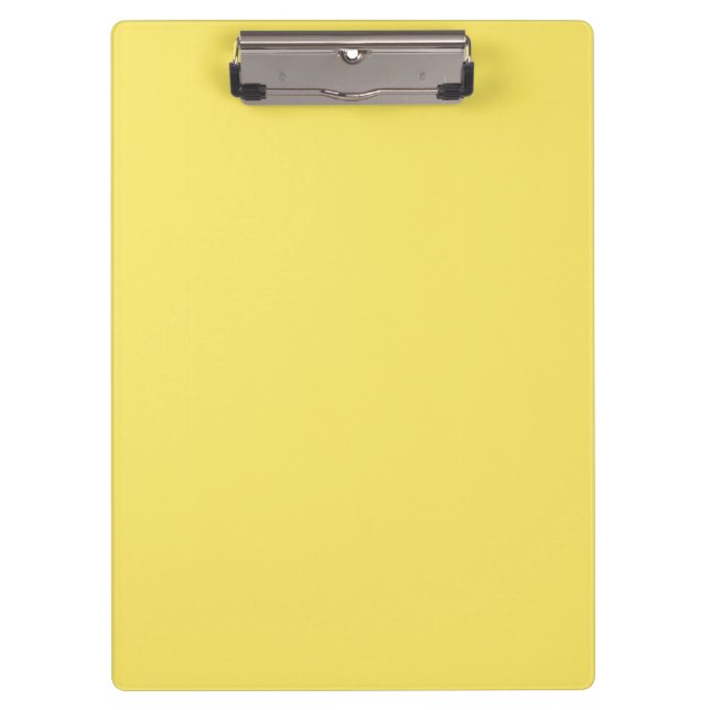 Color Crayon Yellow Clipboard (Front)