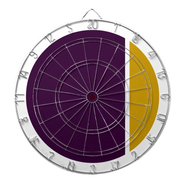 color crush circles dartboard with darts (Front)