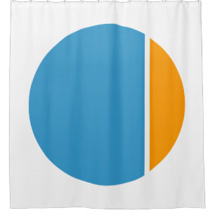 color crush circles shower curtain