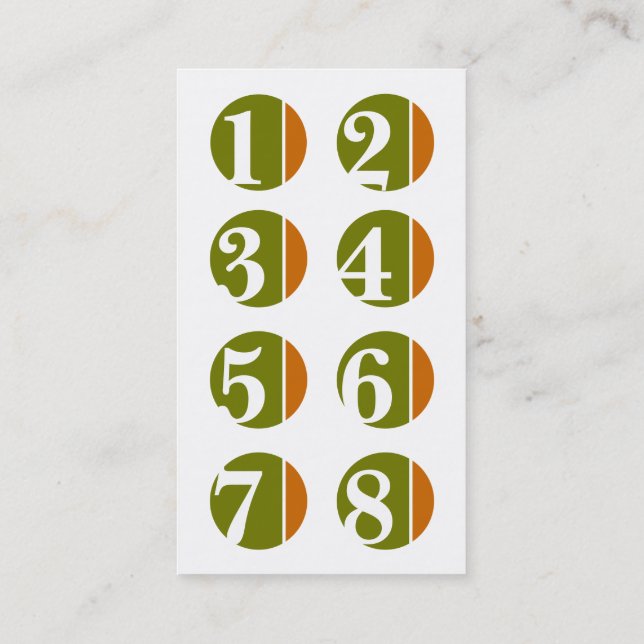 color crush loyalty punch card (Back)