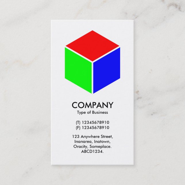 Color Cube Business Card (Front)