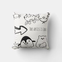 Color & Cuddle Animal Pillow