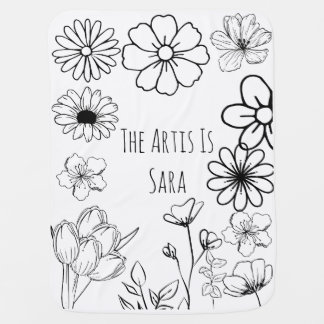 Color & Cuddle Cat Blanket