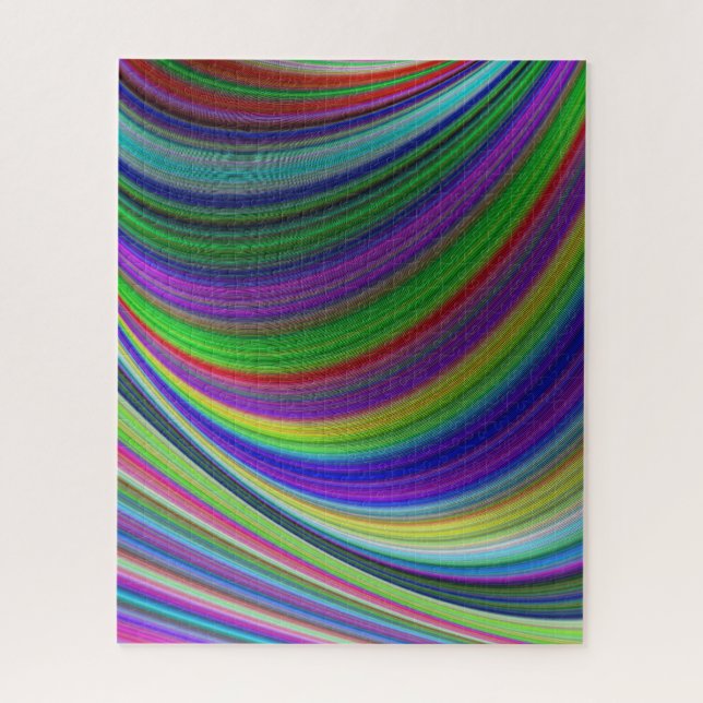 Color curves jigsaw puzzle (Vertical)