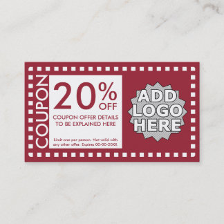 color customizable coupon