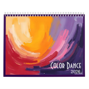 Color Dance 2026 Abstract Art Calendar