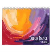Color Dance 2027 Abstract Art Calendar