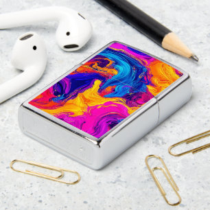Color Dance Abstract Swirl iPhone/iPad Case Zippo Lighter