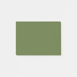 color dark olive green post-it notes