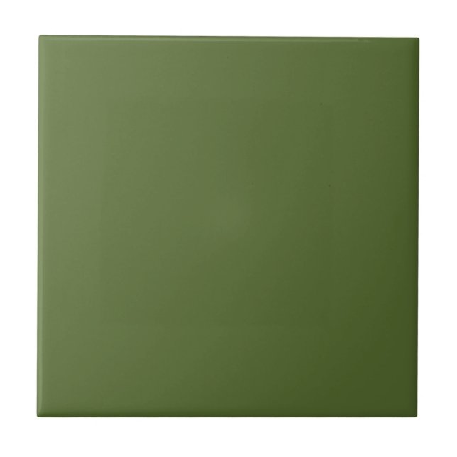 color dark olive green tile (Front)
