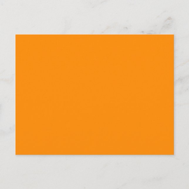 color dark orange postcard (Front)