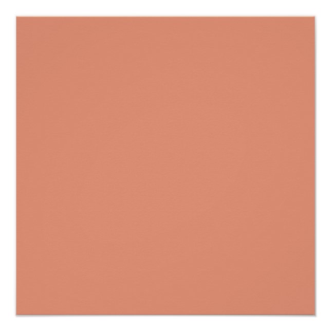 color dark salmon poster (Front)