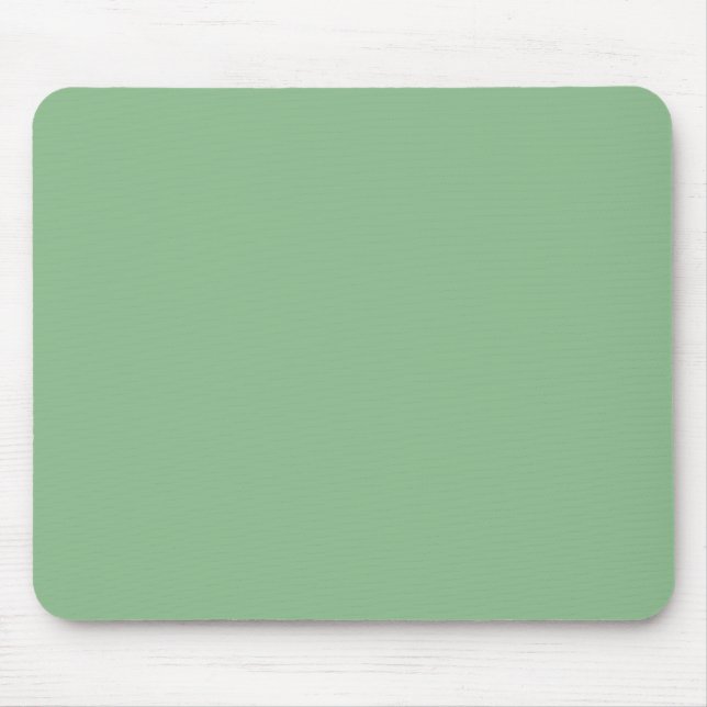 color dark sea green mouse pad (Front)