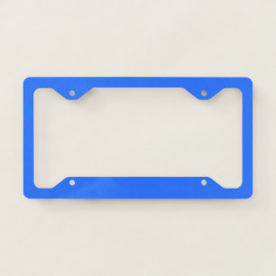 color deep electric blue license plate frame