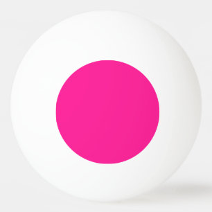 color deep pink ping pong ball